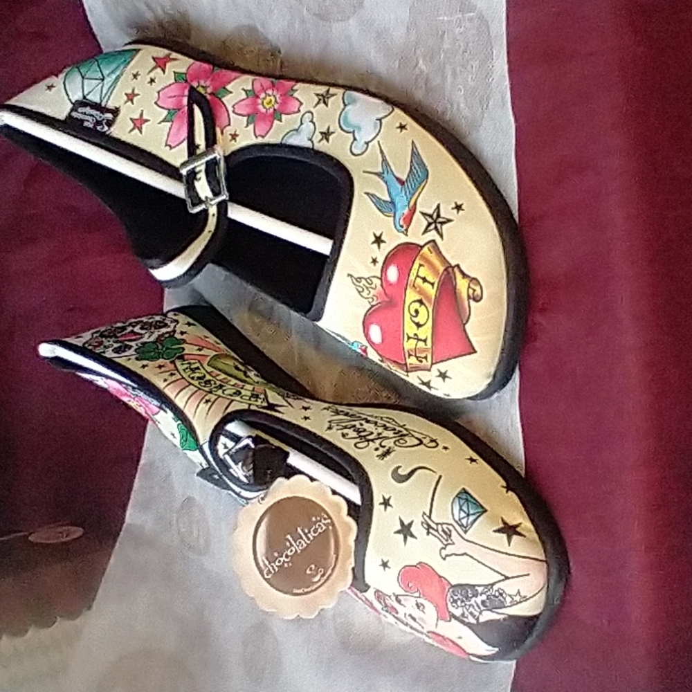Chocolaticas mary Janes style-tattoo